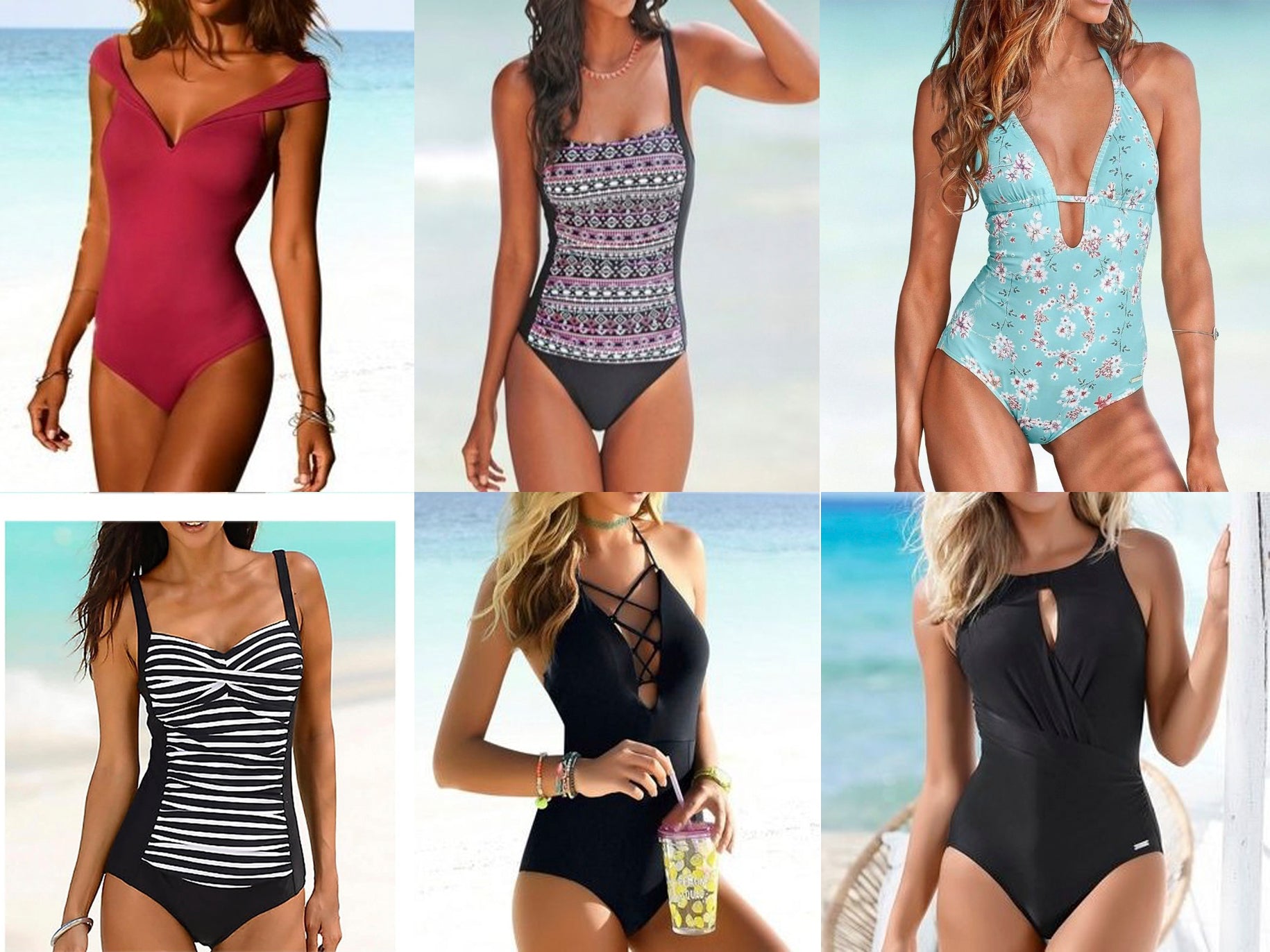 Mix One-piece swimsuits
