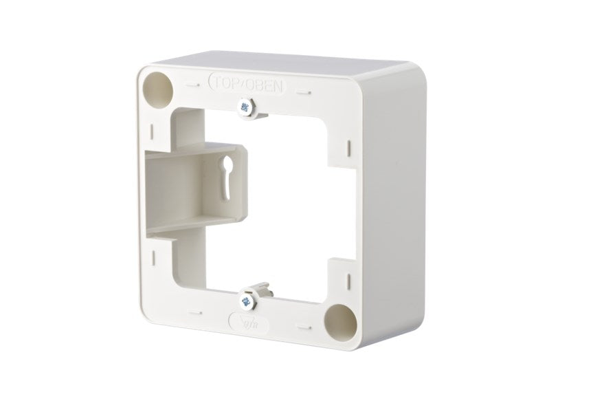 METZ CONNECT Aufputzrahmen 85 x 85 mm - 1fach, reinweiß