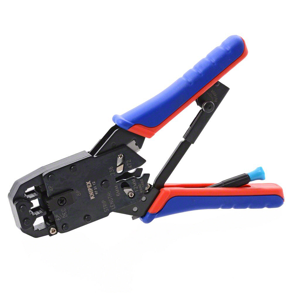 KNIPEX Crimping pliers for Western plugs 4/6/8-pin, 200 mm