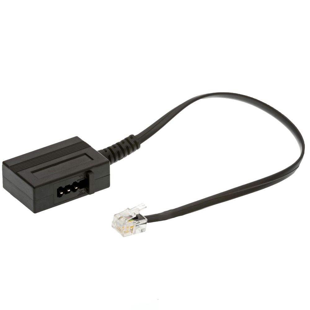 Helos Adapter 6P4C Stecker/TAE F Kupplung, lose