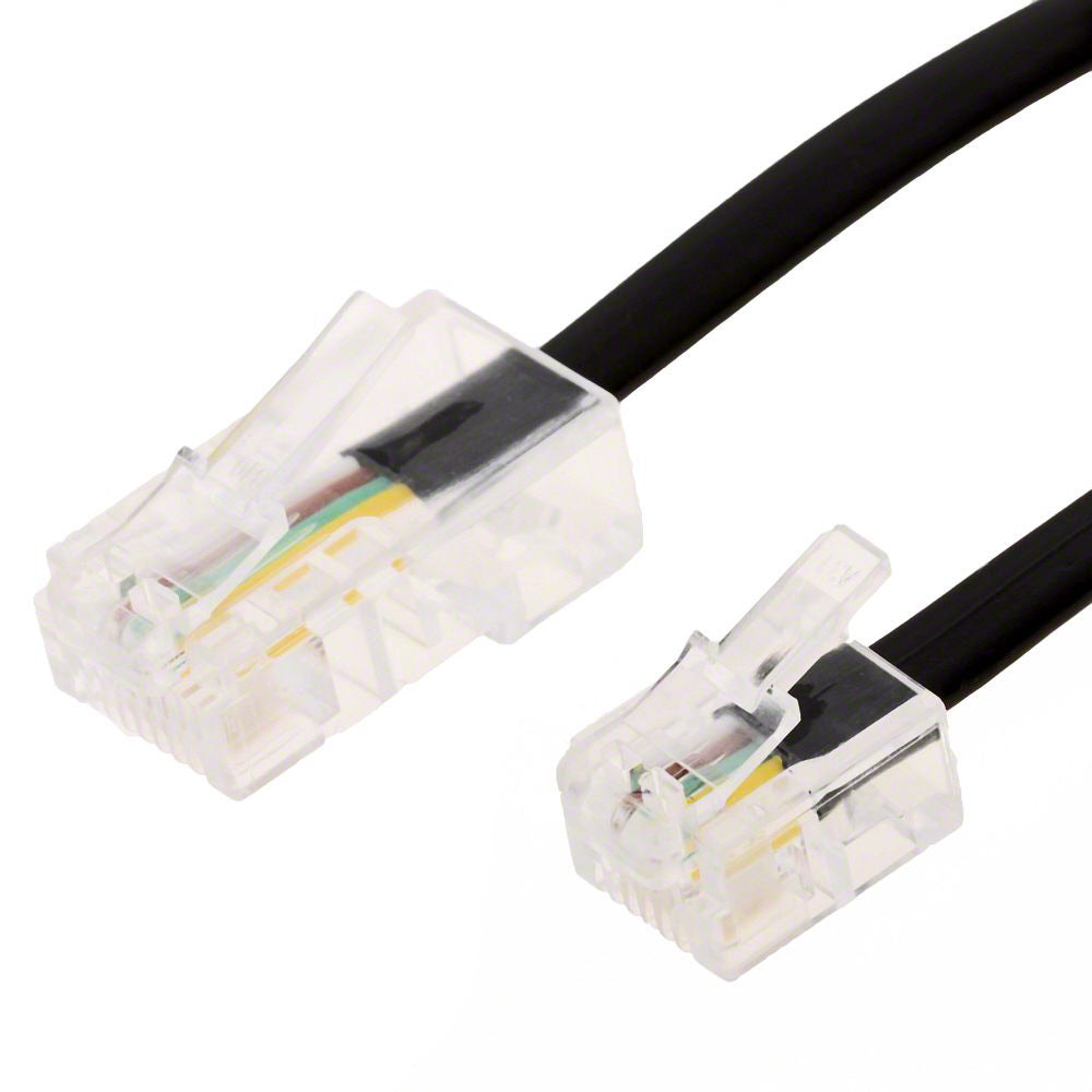 Helos Anschlusskabel RJ45/RJ11 (8P4C/6P4C) 4-adrig 3 m