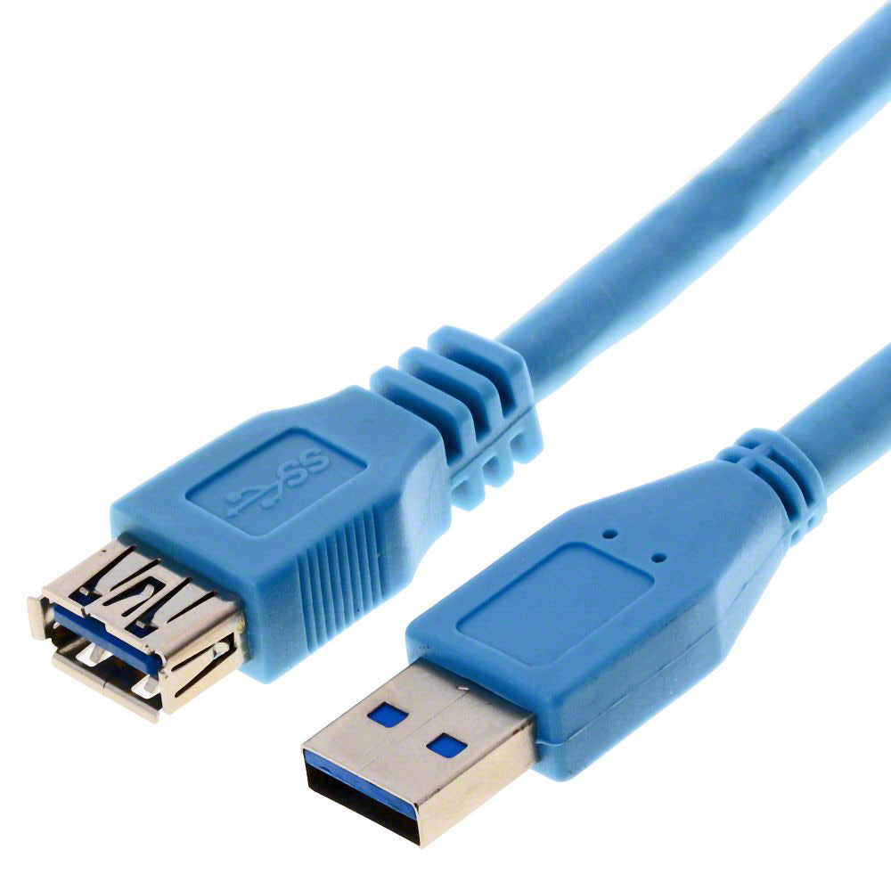 Helos USB 3.0 Verlängerung Stecker A / Kupplung A, 1,8 m