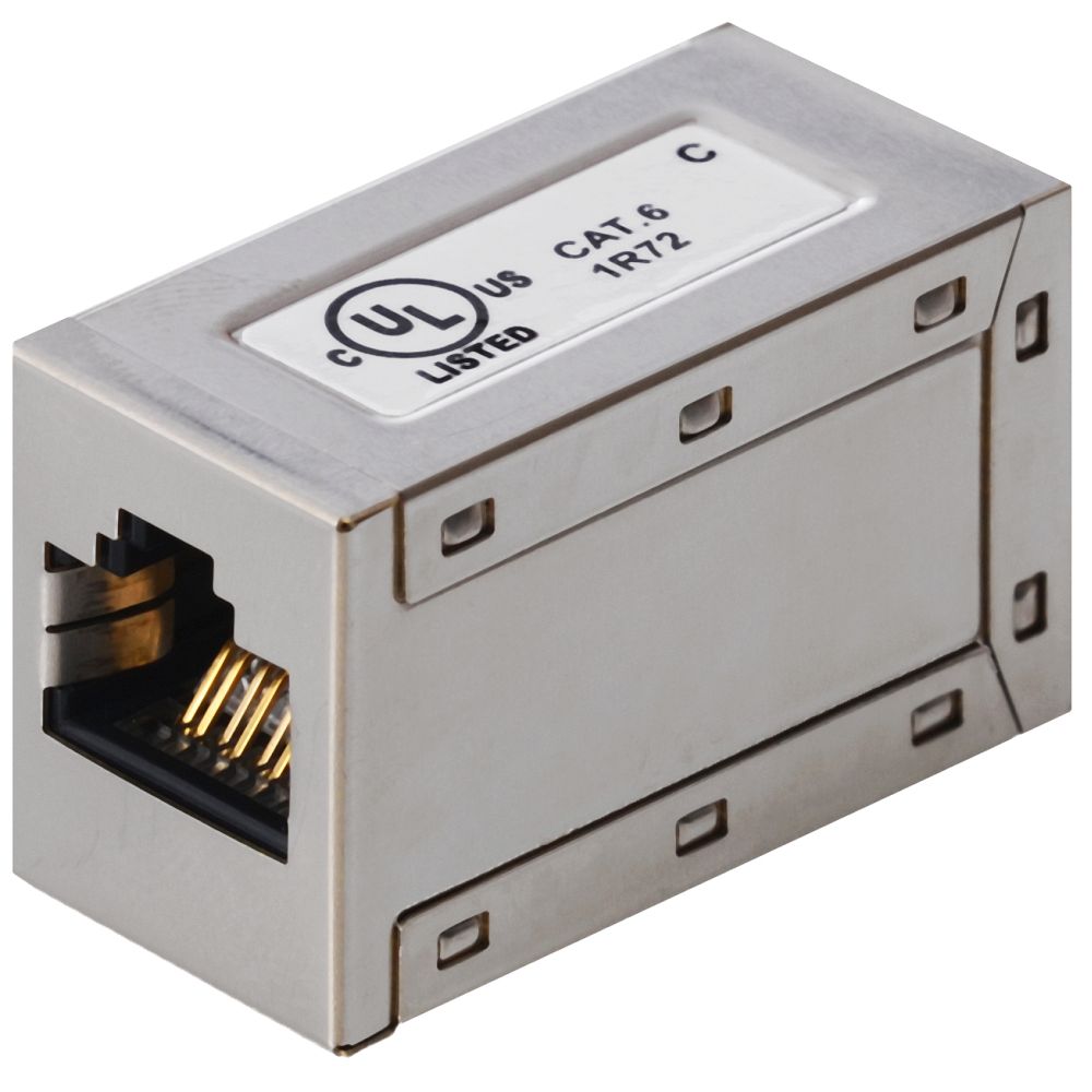 Ecolan CAT 6 Kupplung RJ45 Modularkupplung (RJ45 Verbinder geschirmt)