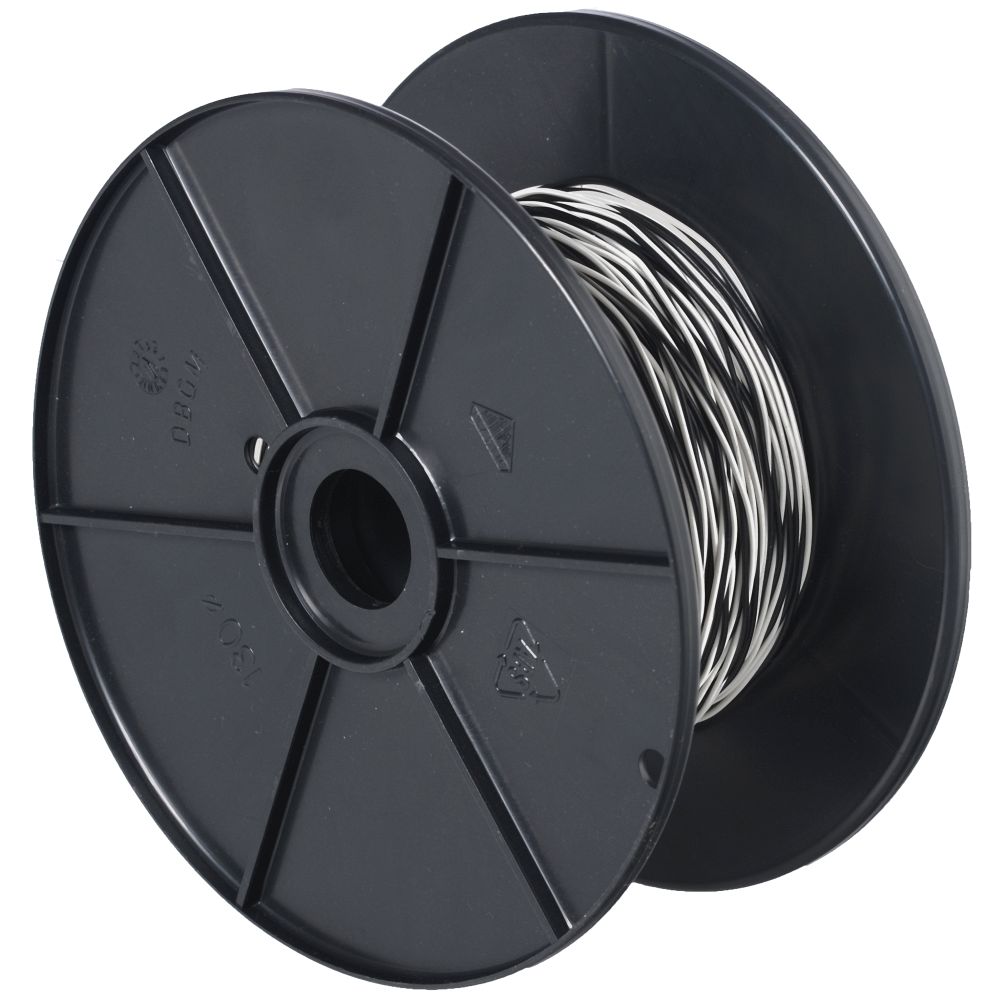 Helos jumper wire YV 2x0.5/0.9 white/black, 100 m