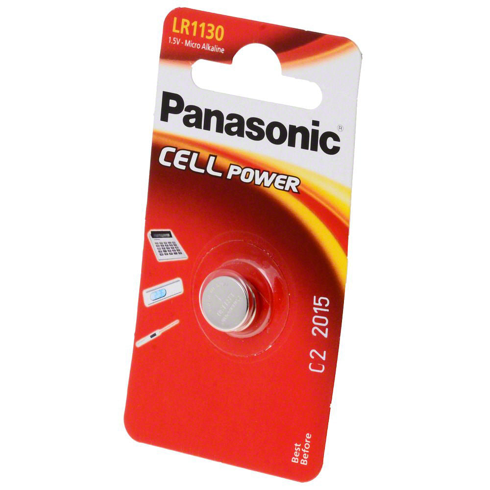 Panasonic Knopfzelle Alkali LR1130, 44 mAh, 1,5V