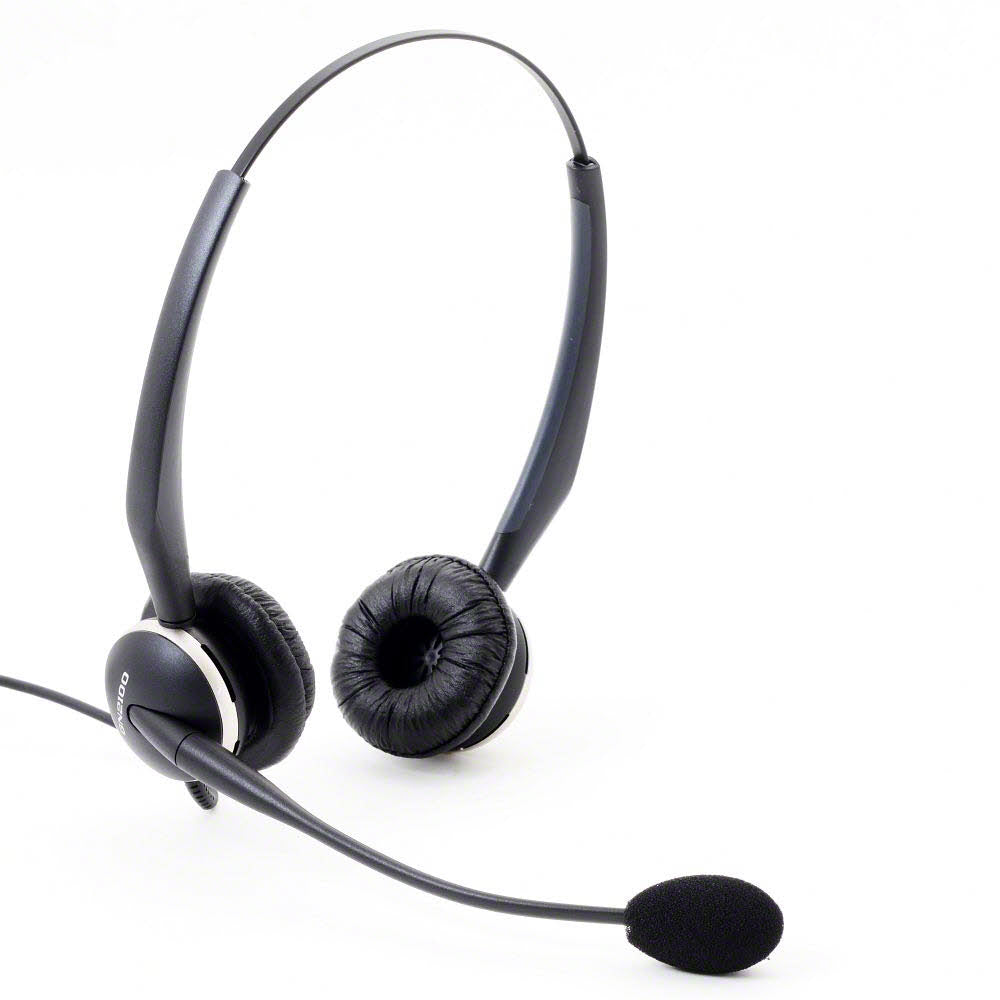 Jabra 2100 QD Headset Duo Flex Boom