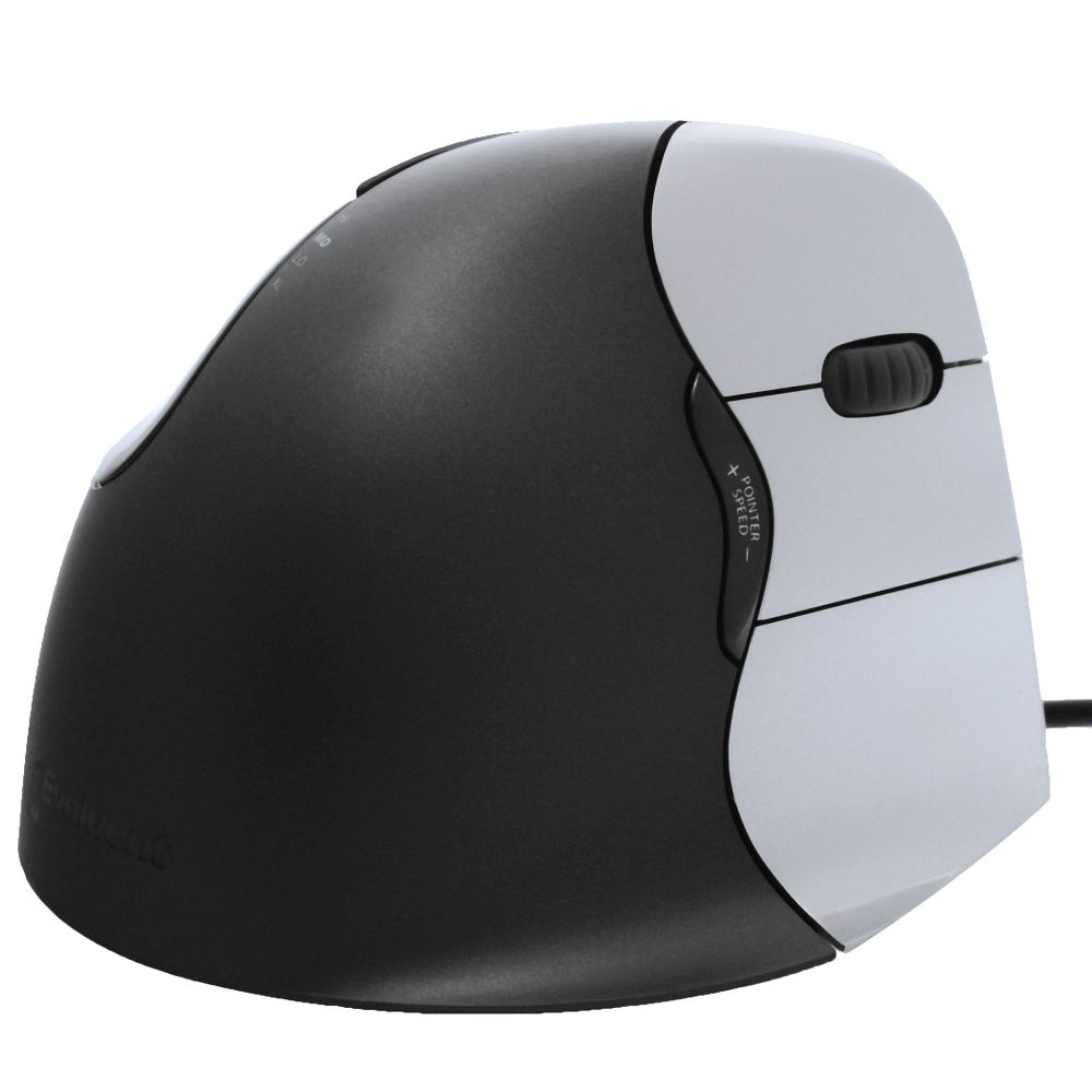 Evoluent VM4R, Ergonomische vertikale USB-Maus, Rechtshänder