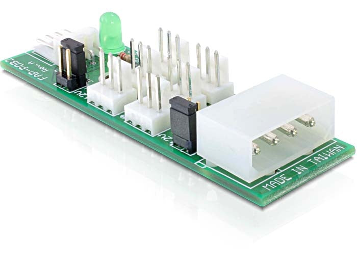 Delock Verteiler Platine für 6 x Lüfter 5 V / 12 V