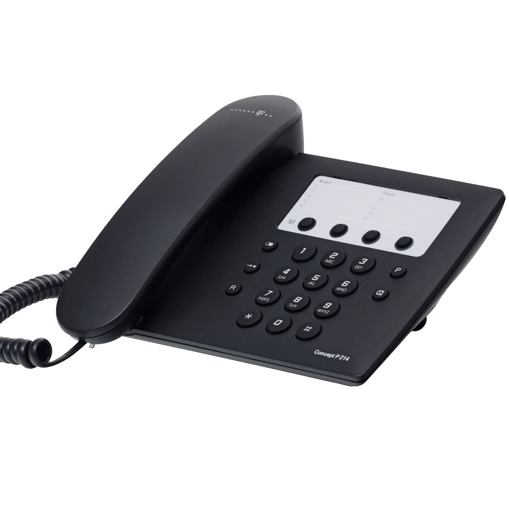 Telekom Telefon Concept P214 - schwarz