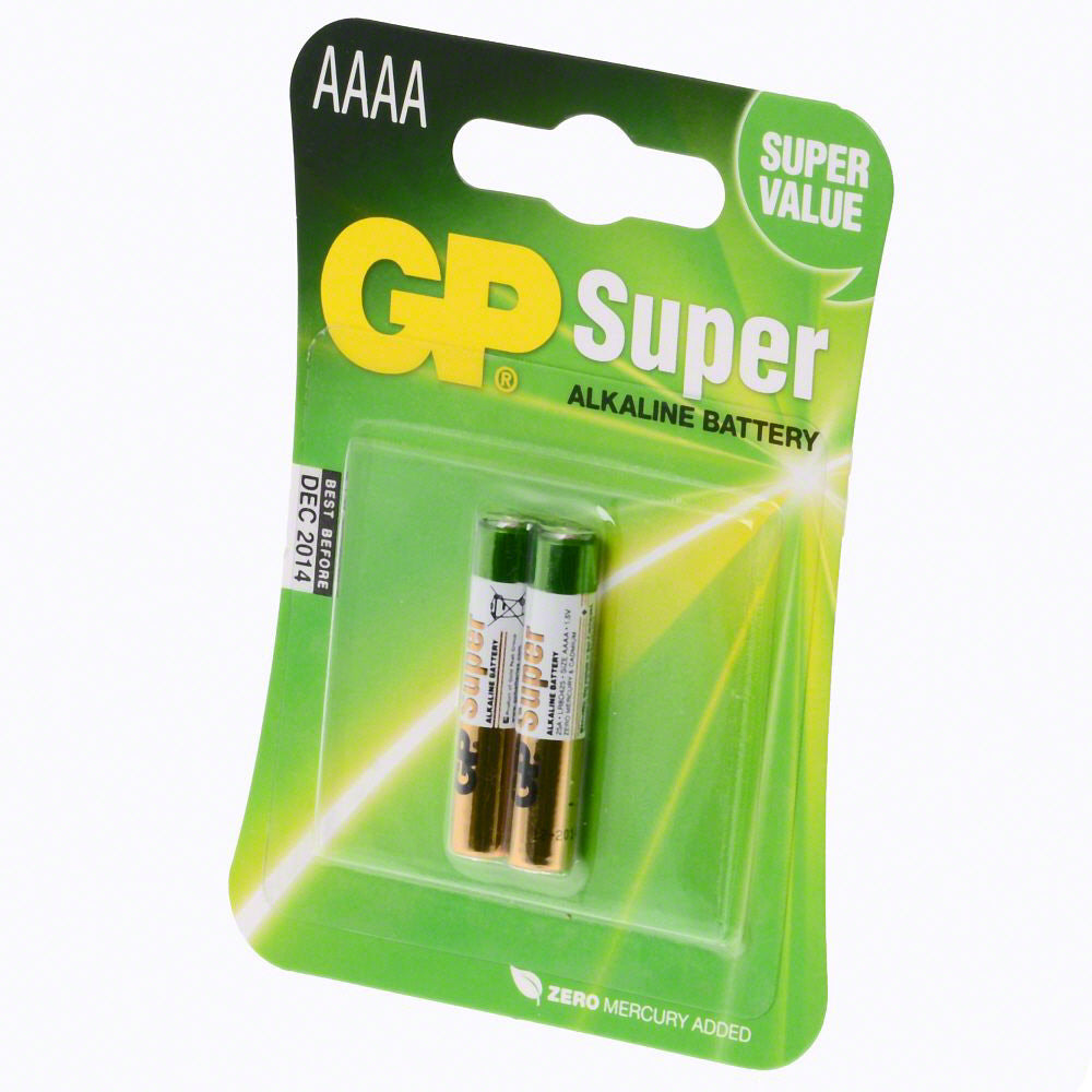GP Super Alkaline Batterie AAAA 1,5V 2er Blister