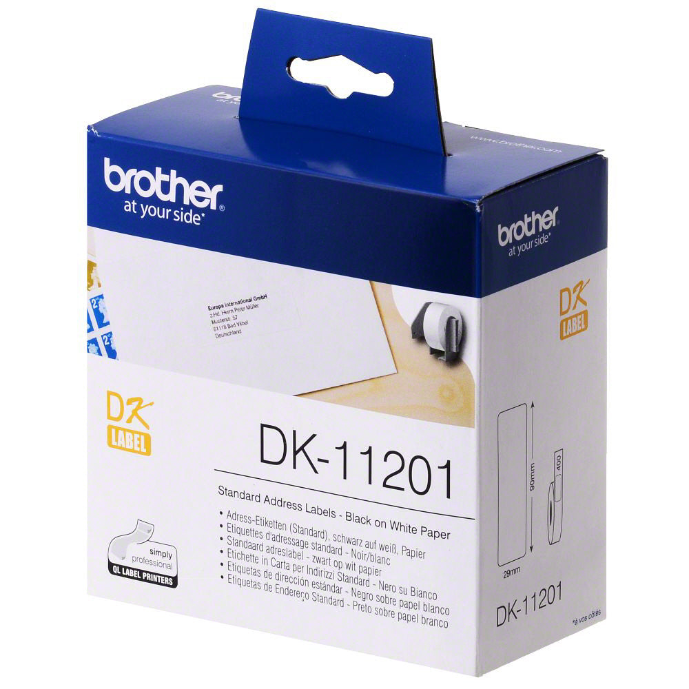 Brother P-Touch DK11201, Adressetiketten, 29x90 mm