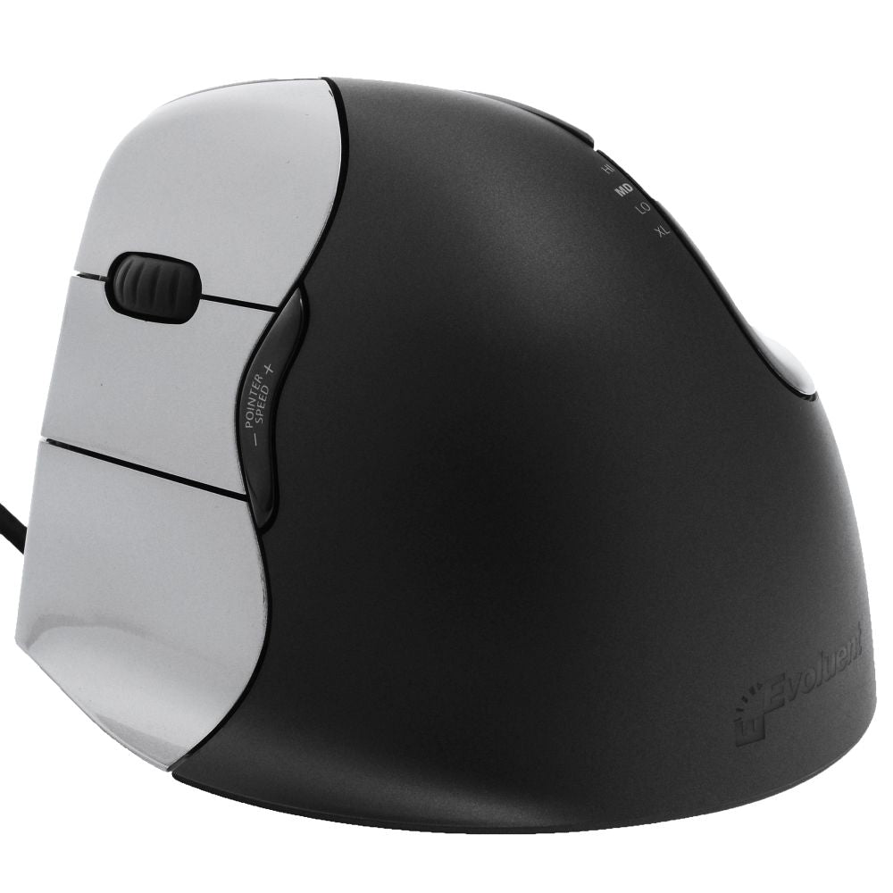 Evoluent VM4L, Ergonomische vertikale USB-Maus, Linkshänder