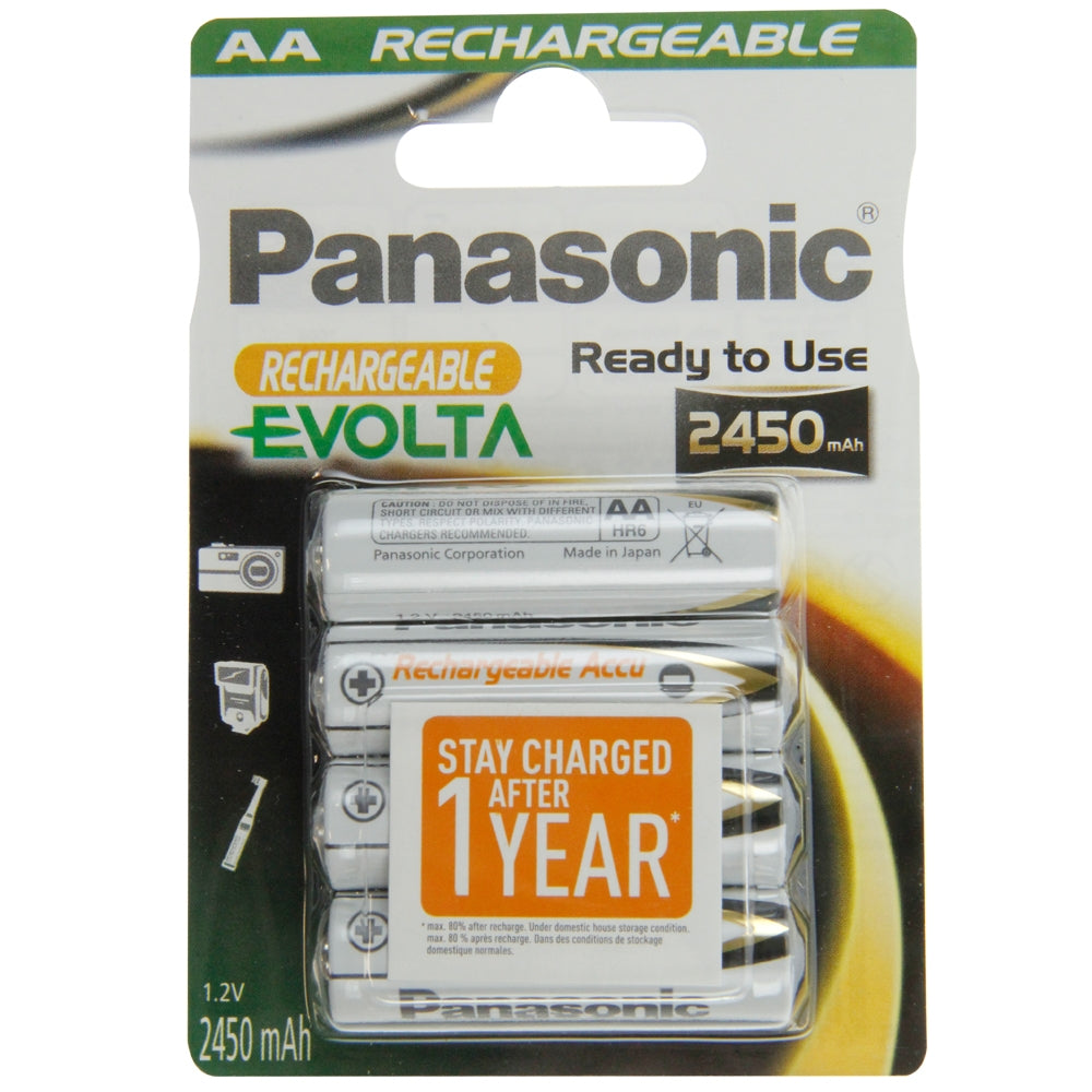 Panasonic Akku P6P AA 2450mAh, NiMH, 4er Blister
