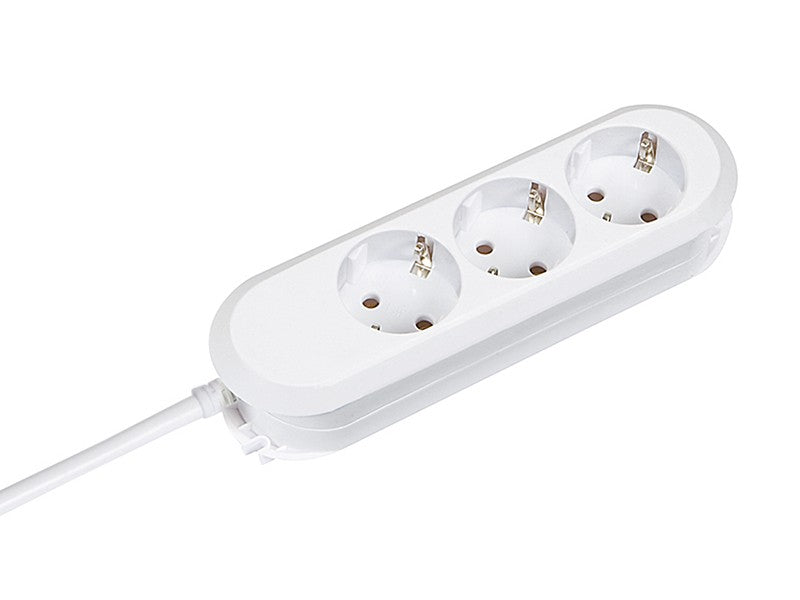 Bachmann Steckdosenleiste SMART 3-fach, weiß 1,5m, ohne Schalter