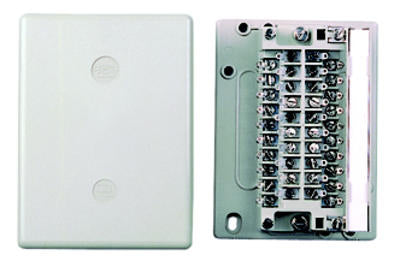 Corning / 3M VKK 1 AP distribution box, ABS plastic, light grey