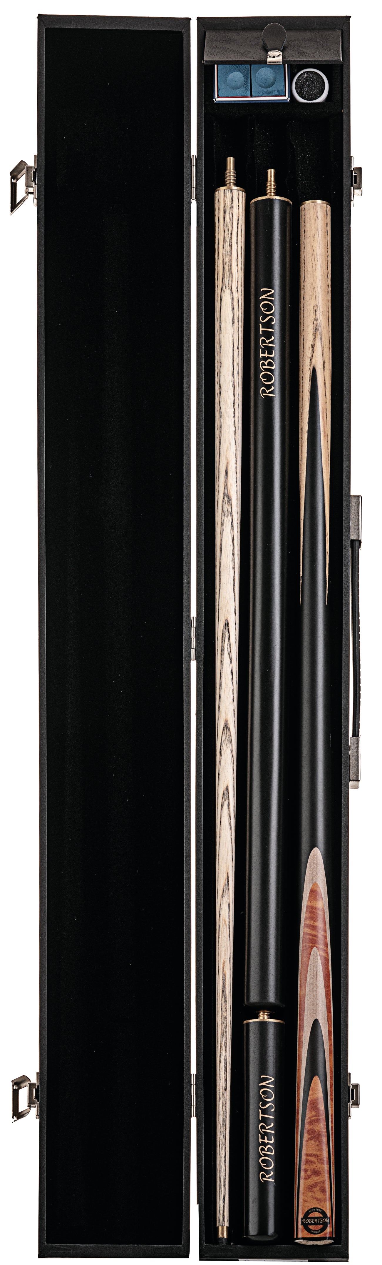 Cue Snooker Robertson R-1 + 55/15 Ext. + Case 86 cm