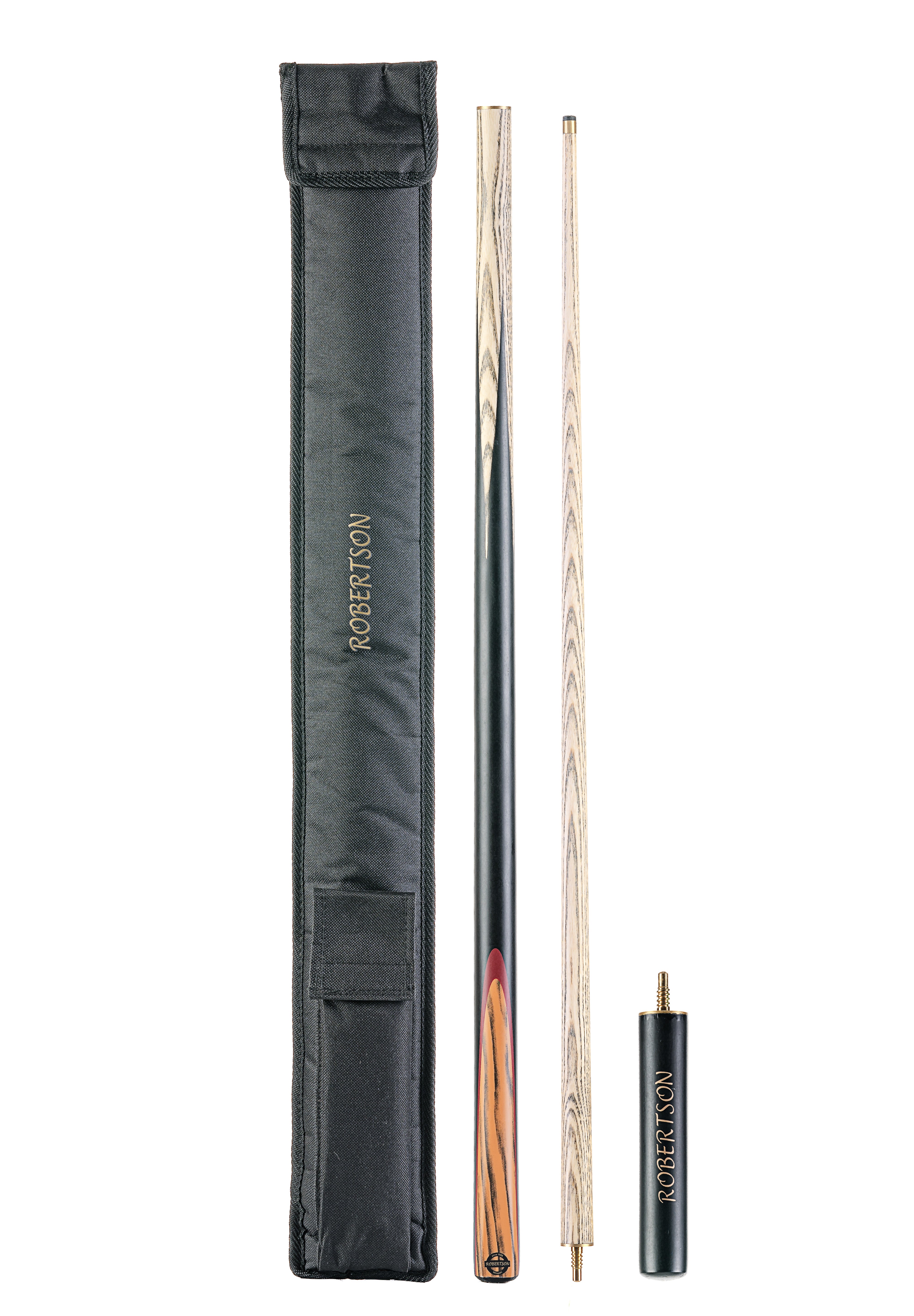 Queue Snooker Robertson R-4 Junior 130 cm + 15 cm Ext. + Tasche