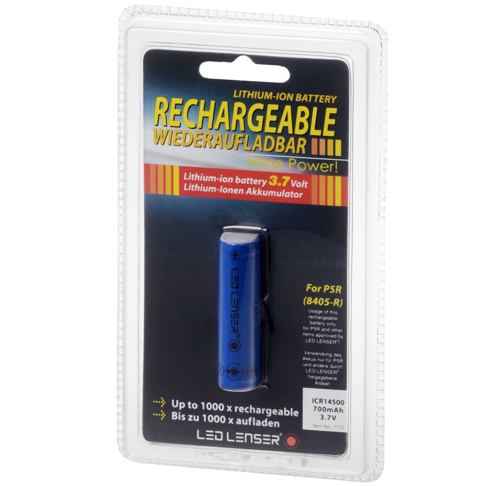 Ledlenser 1xICR14500 Lithium Ion rechargeable battery 3.7V