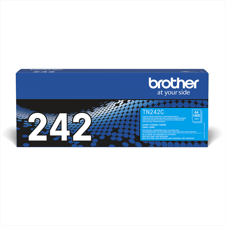 Brother Toner TN-242C cyan (1,400 pages)