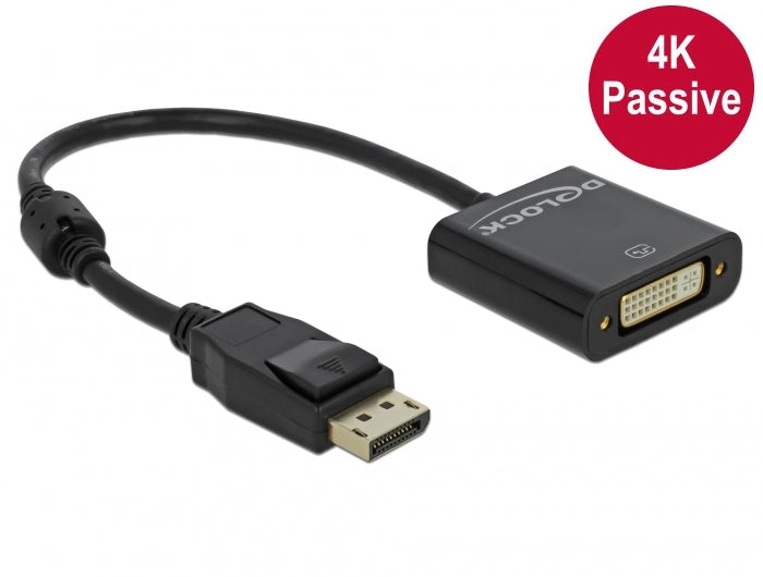 Delock adapter cable DisplayPort 1.2 male>DVI 24+5 female