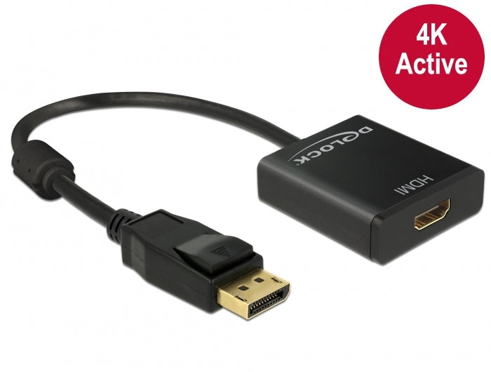 Delock adapter cable DisplayPort 1.2 male > HDMI female
