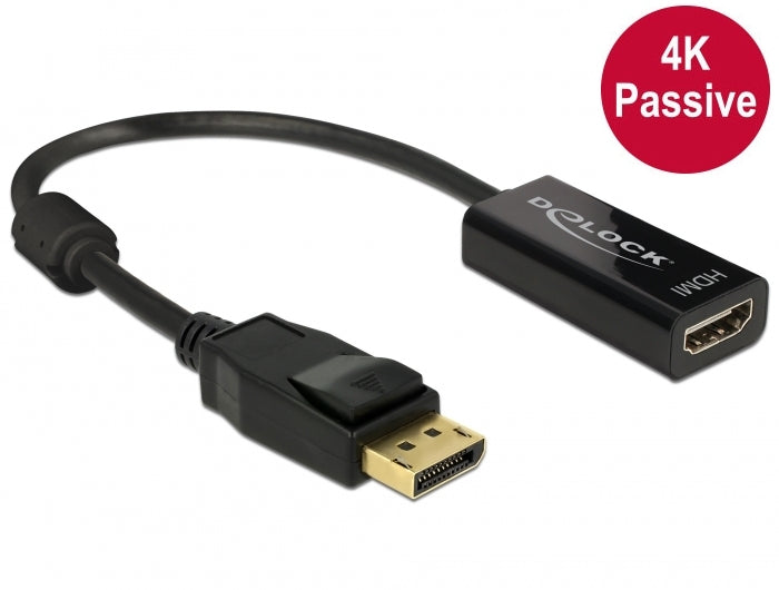 Delock adapter cable DisplayPort 1.2 male > HDMI female