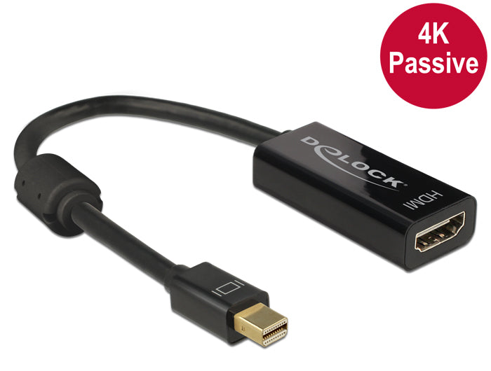 Delock adapter cable mini DisplayPort 1.2 male>HDMI female