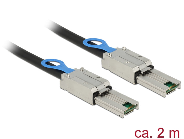 Delock cable mini SAS 26 pin SFF-8088 > mini SAS 26 pin SFF-8088 2m