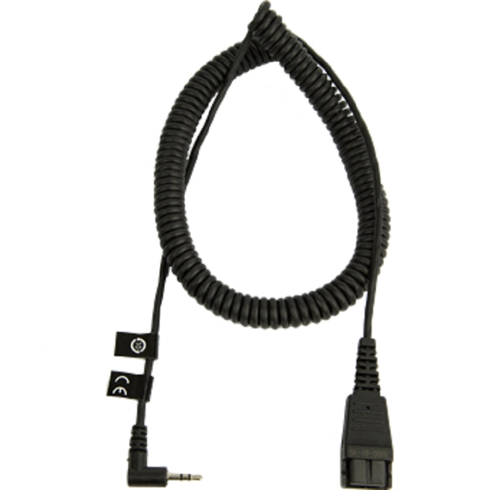 Jabra connection cable QD to 2.5mm jack angled