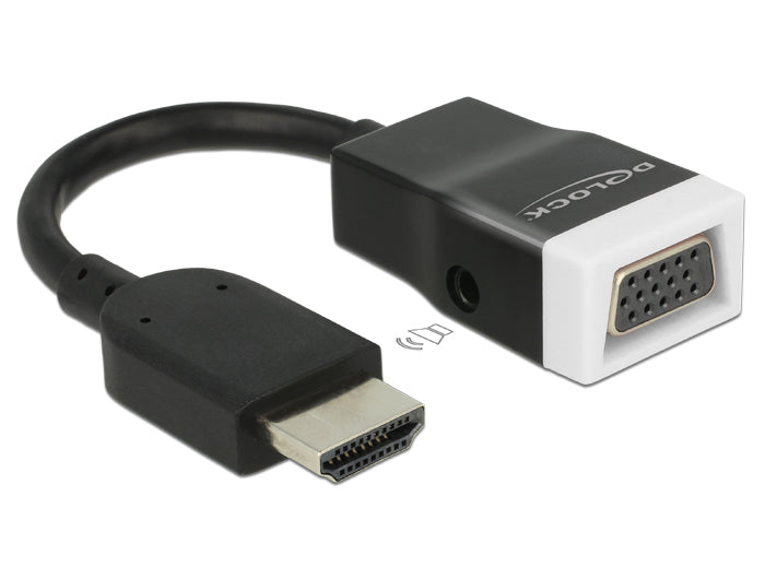 Delock adapter cable HDMI-A male > VGA female with audio