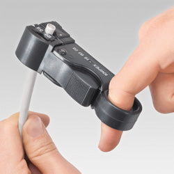 KNIPEX stripping tool for coaxial cables, self-service packaging