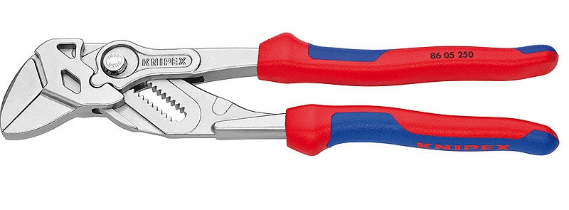 KNIPEX pliers wrench 250 mm, handles with multi-component sleeves