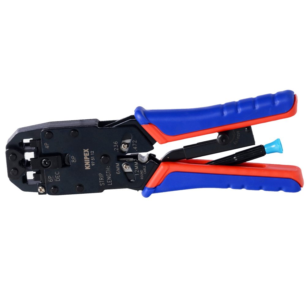 KNIPEX Crimping pliers for Western plugs 4/6/8-pin, self-service packaging