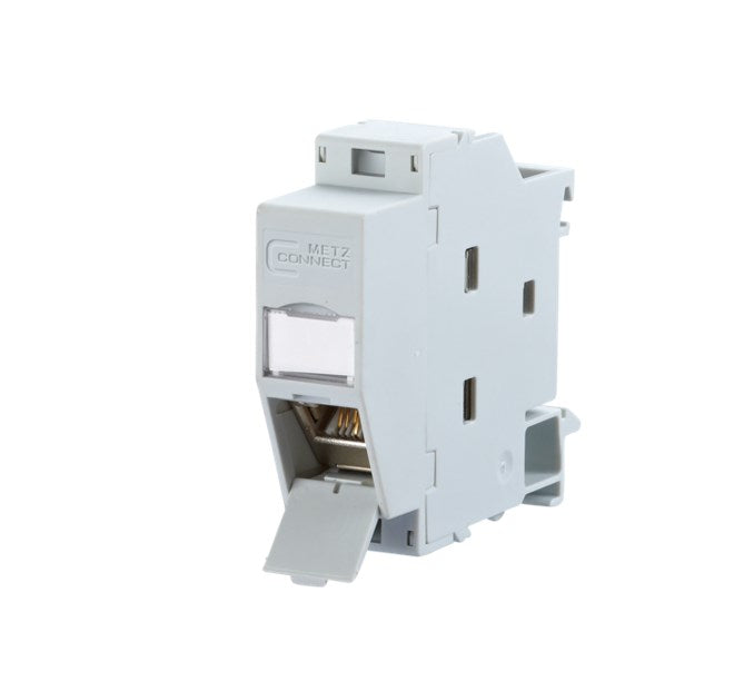 METZ CONNECT REGplus IP20 E-DAT modul, Modul Hutschiene, lichtgrau
