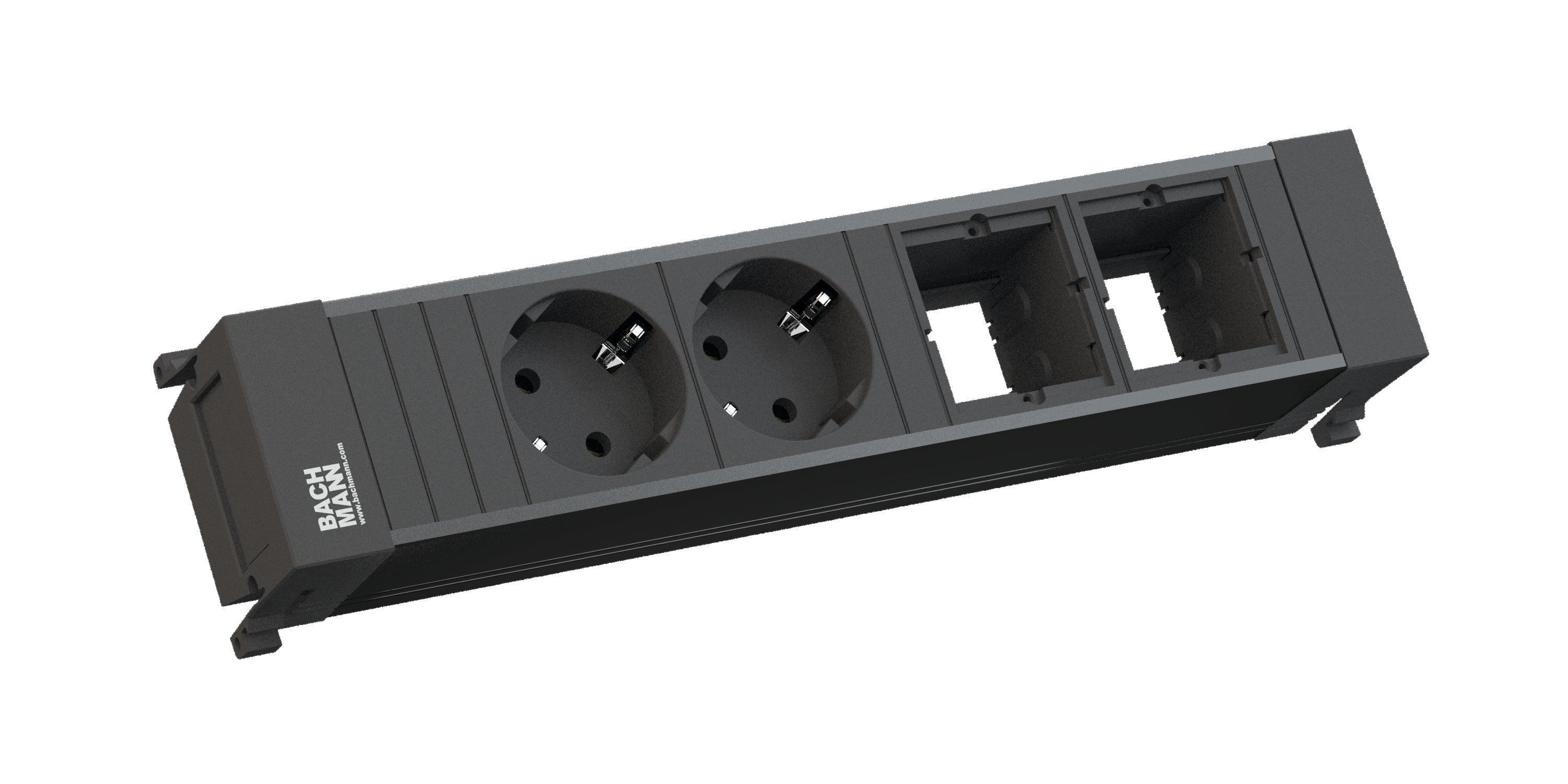Bachmann socket unit Power Frame 2x protective contact sockets