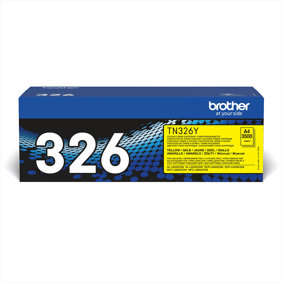 Brother Toner TN-326Y Jumbo yellow (3,500 pages)
