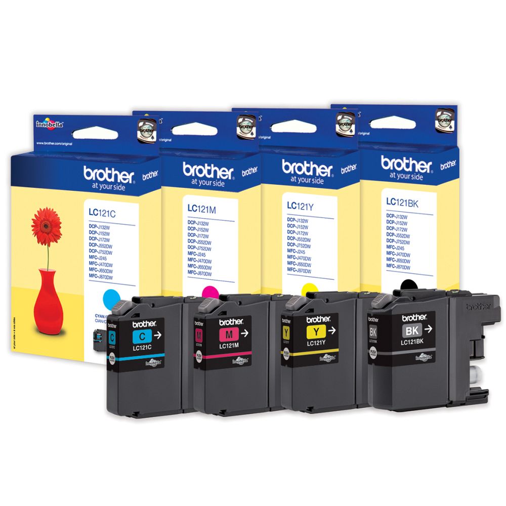 Brother ink cartridge LC-121VALBPDR