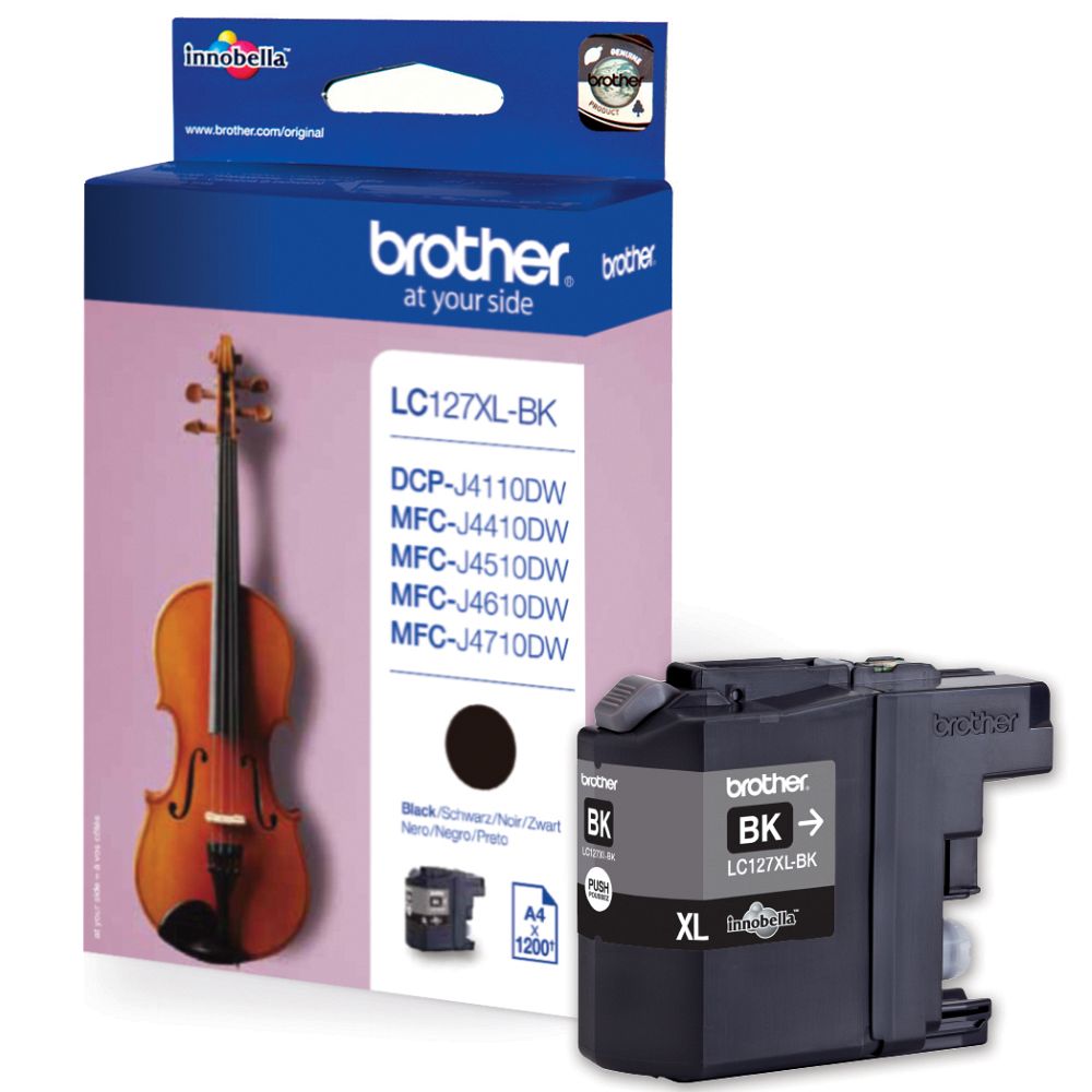 Brother ink cartridge LC-127XLBKBP2DR