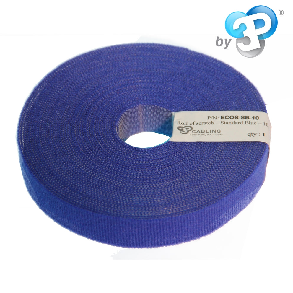 Patchsee Eco-Scratch cable ties 10m blue