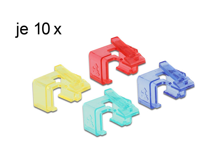 Delock Network RJ45 Repair Clip Set 40 pieces