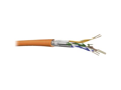 Draka installation cable UC900 HS23, Cat 7, S/FTP, PiMF, orange, 50m ring