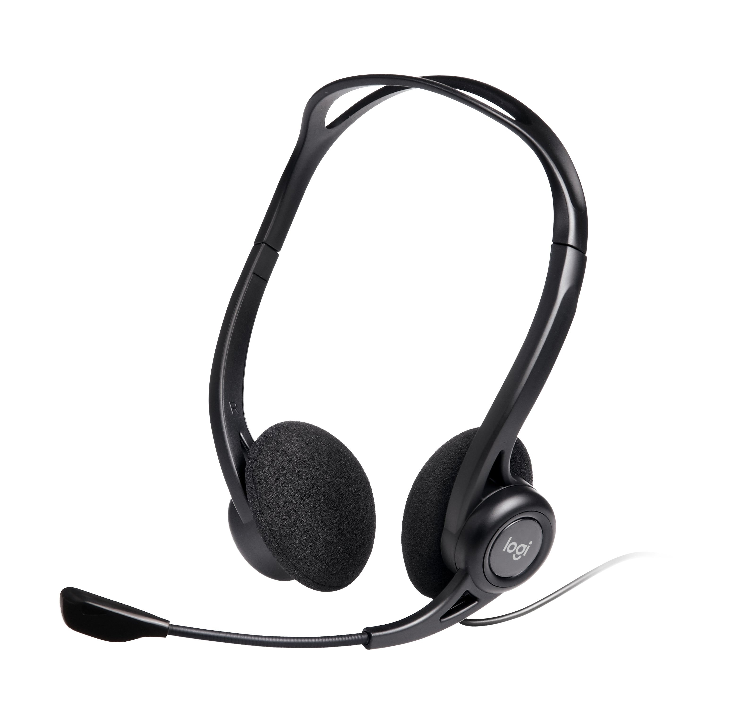 Logitech H960 USB headset with microphone, wired - black
