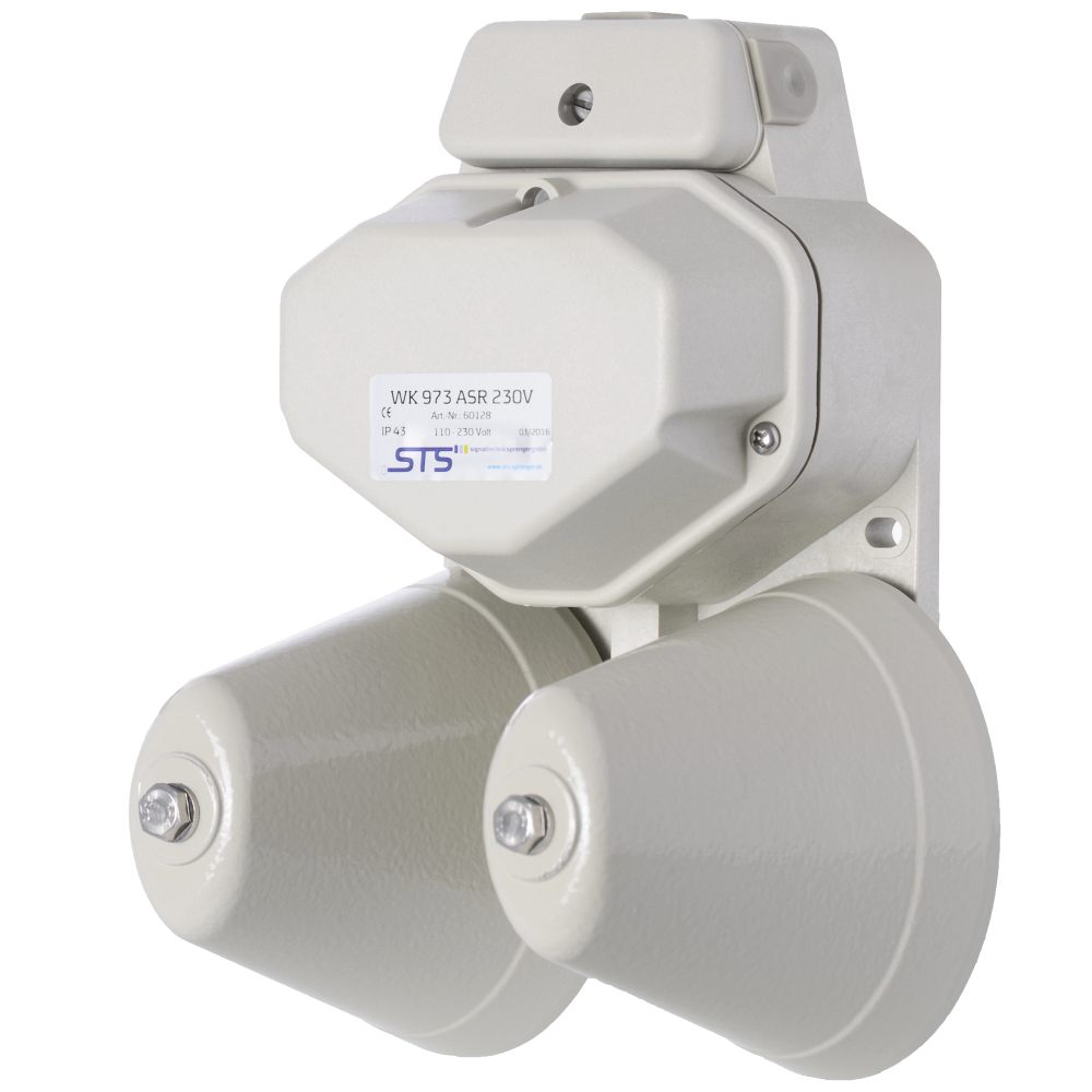 STS outdoor alarm clock WK 973 ASR integrated, IP 43, 110 - 230VAC