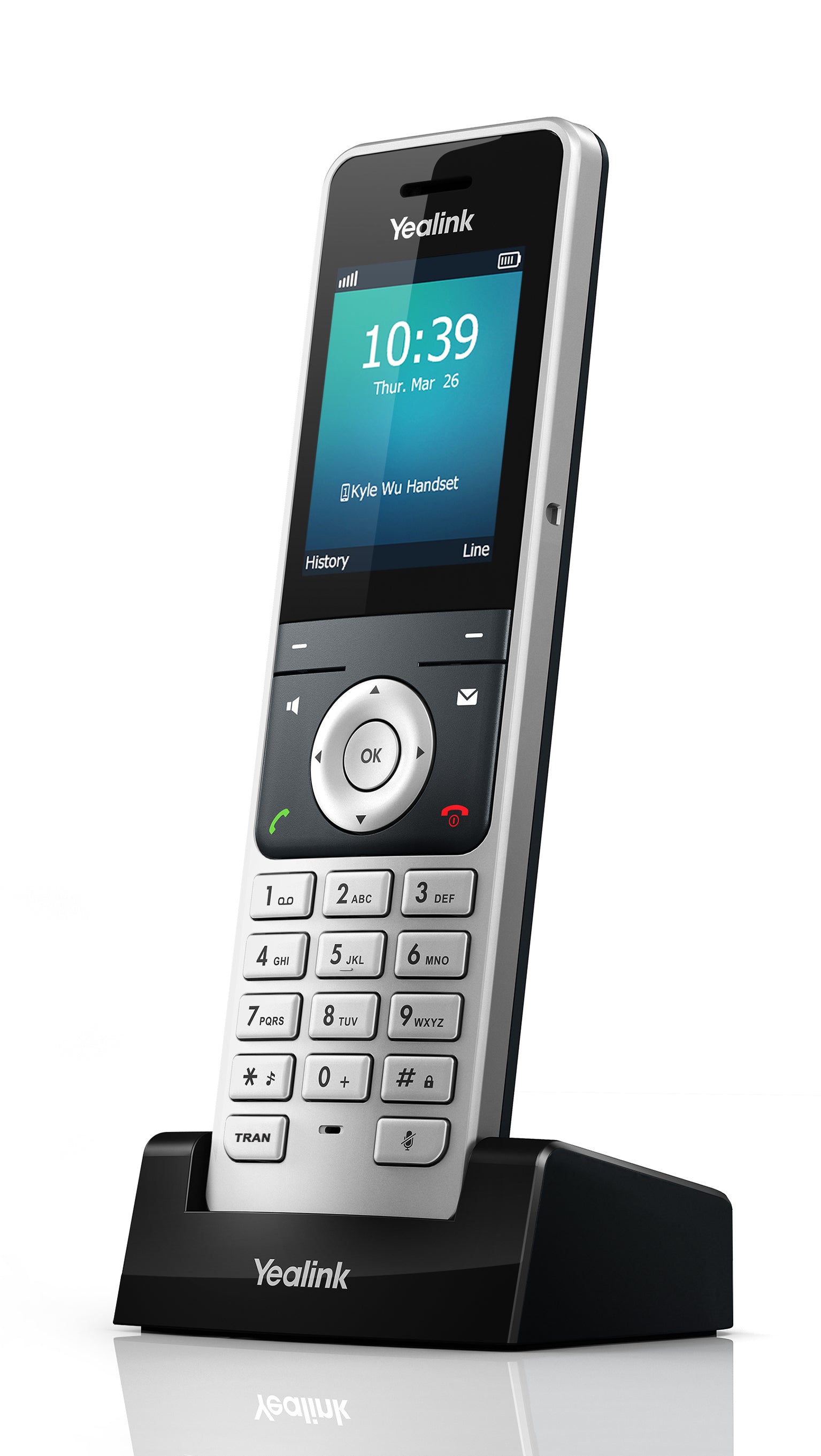 Yealink W56H SIP DECT handset with charging cradle