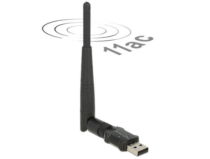 Delock WLAN USB 2.0 stick dual band 2.4/5 GHz WLAN_AC 433