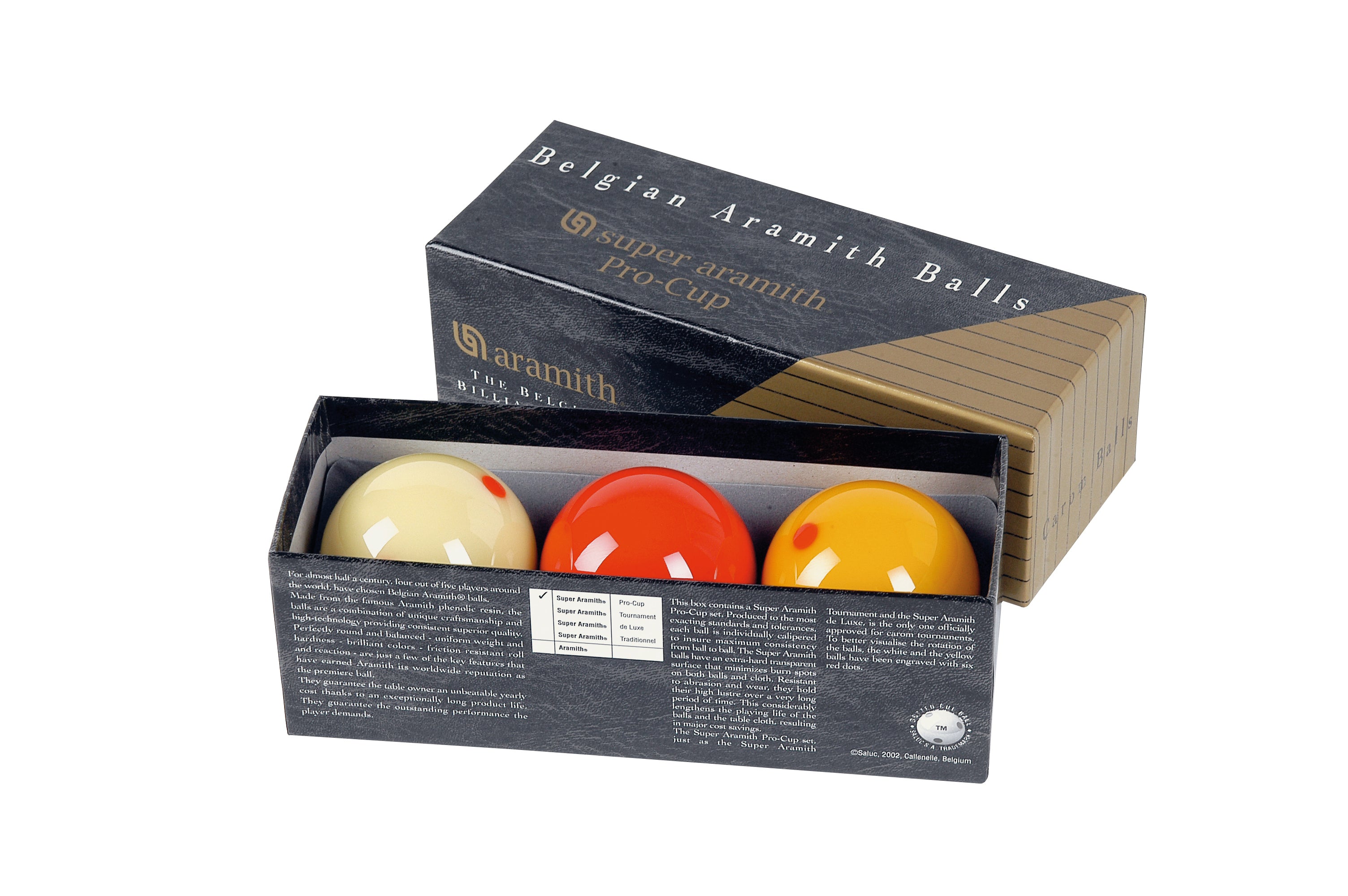 Balls Carom Super Aramith Pro-Cup 61.5mm