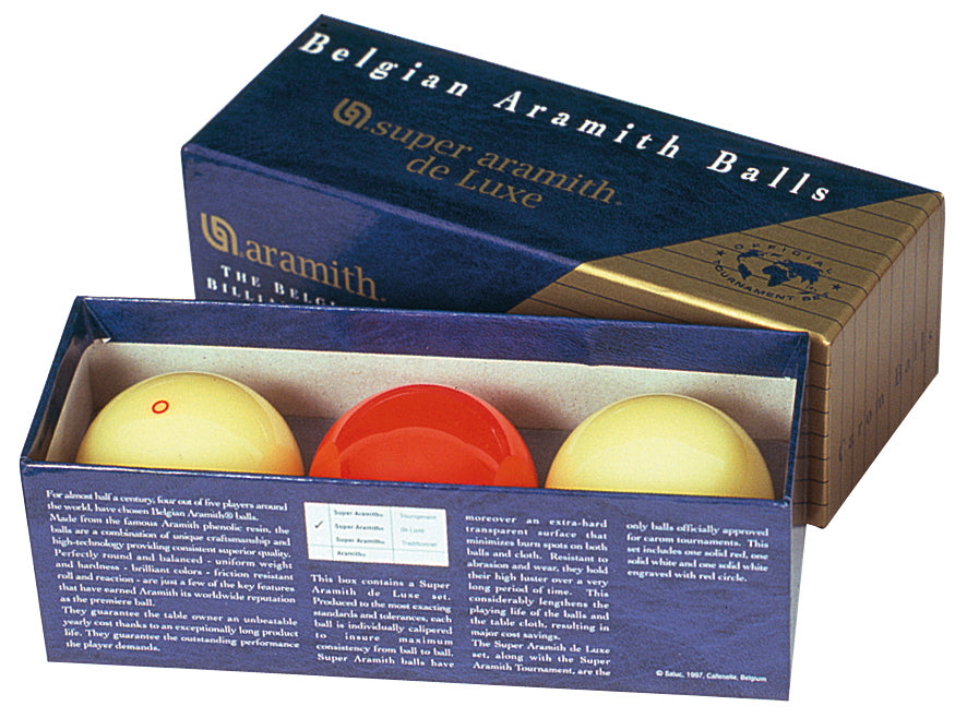 Carom Super Aramith DeLuxe 61.5mm balls