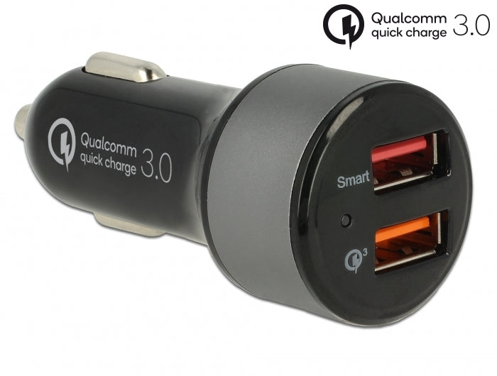 Navilock adapter USB DC 12-24V vehicle > 2 x USB Quickcharge 3.0