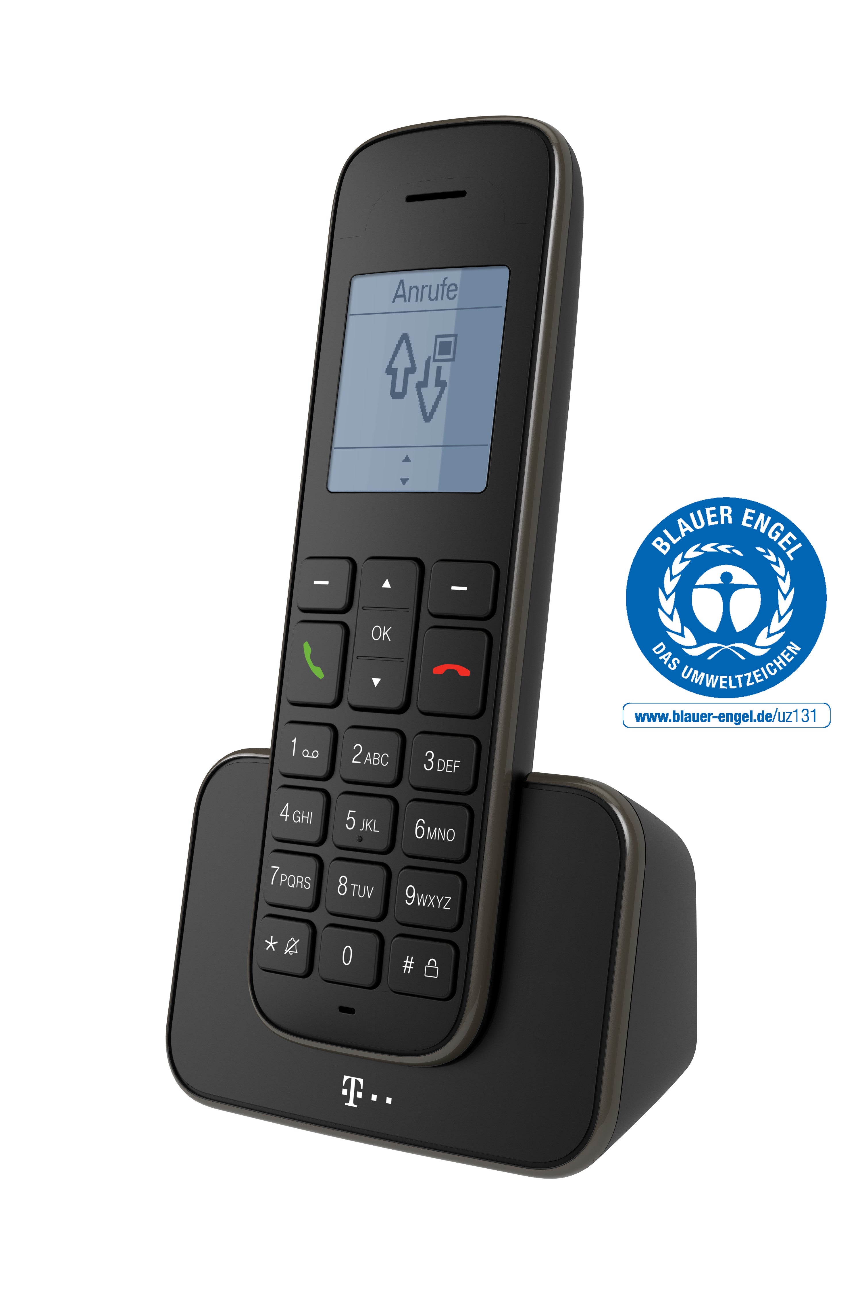 Telekom Sinus 207 cordless telephone DECT - black