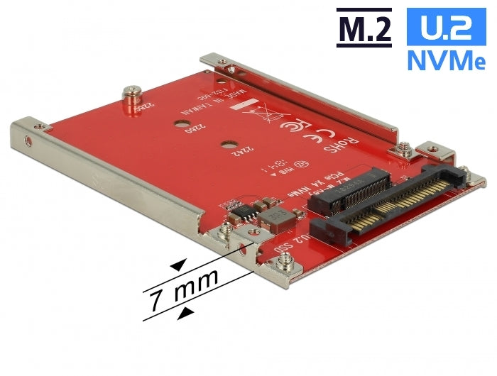 Delock converter U.2 SFF-8639 > M.2 Key M PCIe with 2.5